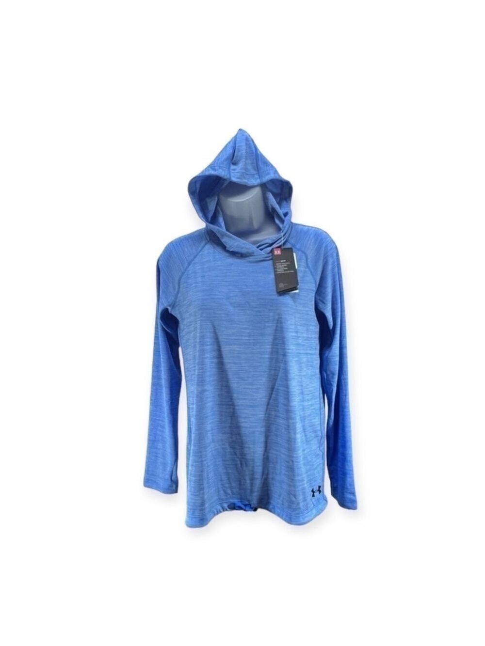 Under Armour Women's Running Jogging Hoodie Blue Drawstring Size XS NWT